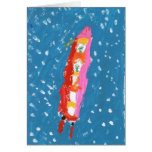 Främmande Spaceship-kort