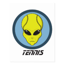 Främmande tennis vykort