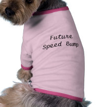 Framtid rusar bulan t-shirt för hundar