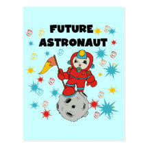 Framtida astronautTshirts och gåvor Vykort