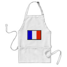 France Flag Apron