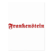 Frankenstein Vykort
