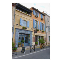 Frankriken, Arles, Provence, hotell och restaurang Fotontryck