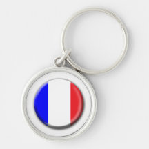 Frankriken Keychain Nyckel Ringar