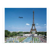 FrankrikeParis Eiffel torn (vid St.K) Vykort