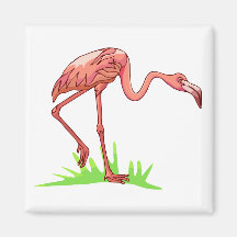 Frannie Flamingo Magnet För Kylskåp
