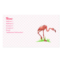 Frannie Flamingo Visitkort