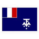 Fransk sydlig Antarcticlandflagga Vykort