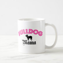 Franska bulldoggmammor kaffe kopp
