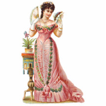 FRANSKA JULPRYDNADAR - VICTORIANSKÖNHETAR PHOTO CUTOUT