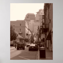 Franskan inkvarterar möter affärsområdet affischer