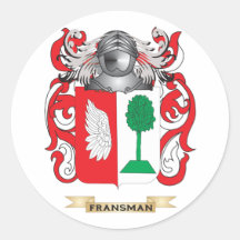 Fransman vapensköld klistermärke