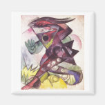 Franz Marc - Caliban storm Shakespeare 1914 Magneter För Kylskåp