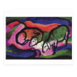 Franz Marc - den fårkanfastackan 1912 rammar ullpå Vykort