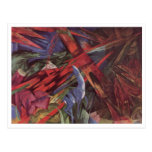Franz Marc - djur ödekanfasdöd 1913 After Vykort