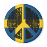 Fred i Sverige Magnet För Kylskåp