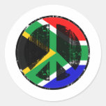 Fred i Sydafrika Runda Klistermärken