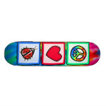 Fred kärlek, nyckelpigor skateboard deck