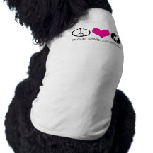 Fred, kärlek och Pitbulls vovve T T-shirt För Husdjur