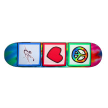 Fred kärlek, saxofoner skate board decks