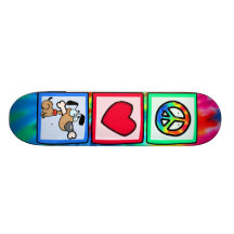 Fred kärlek, valphundar skate boards