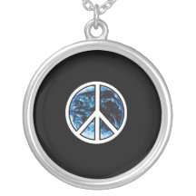 fred på jordvit anpassningsbara smycken