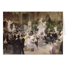 Fredag på franska konstnärers Salong, 1911 Hälsnings Kort