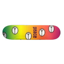 freden stiger ombord skate board