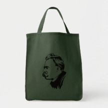 Frederich Nietzsche porträtt Mousepad Tote Bag