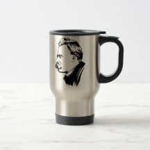 Frederich Nietzsche porträtt Mugg