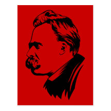 Frederich Nietzsche porträtt Vykort