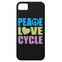 Fredkärlek cyklar iPhone 5 cover