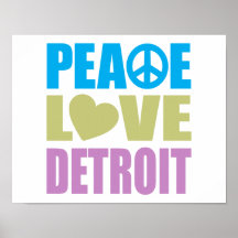 Fredkärlek Detroit Print