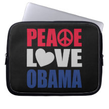 Fredkärlek Obama Laptopskydd Fodral