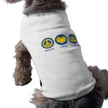 Fredkärlek Sverige Djur Tee Shirt
