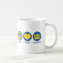 Fredkärlek Sverige Kaffe Kopp
