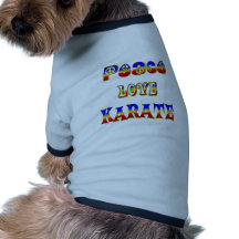 FredkärlekKarate Hund Tshirt