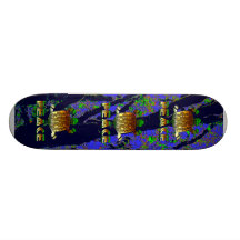 Fredsköldpaddor Skateboard Deck