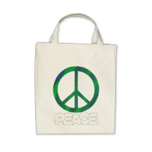 Fredstecken tote bags
