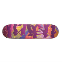 FreeVector-Club-Graphics.ai Skate Board Deck