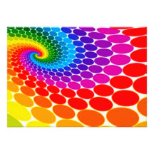 FreeVectorColorfulDotsBackground Anpassade Inbjudningskort