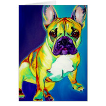 Frenchie #2 hälsningskort