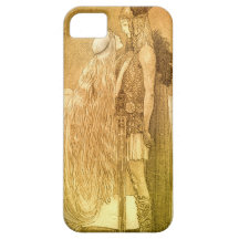 Freyja och Svipdag av John Bauer 1911 iPhone 5 Fodraler