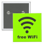 FRI ADVERTIZING för INTERNET för WIFI-vektorDATOR Knappar