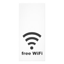 FRI ADVERTIZING för INTERNET för WIFI-vektorDATOR Ställkort