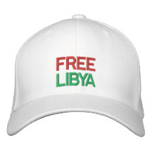 Fria Libyen broderade hatten