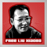 Fria Liu Xiaobo Affisch