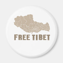 FRIA TIBET/TIBETAN FRIHET MAGNETER FÖR KYLSKÅP