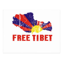 FRIA TIBET/TIBETAN FRIHET VYKORT