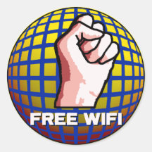 Fria WiFi Klistermärke